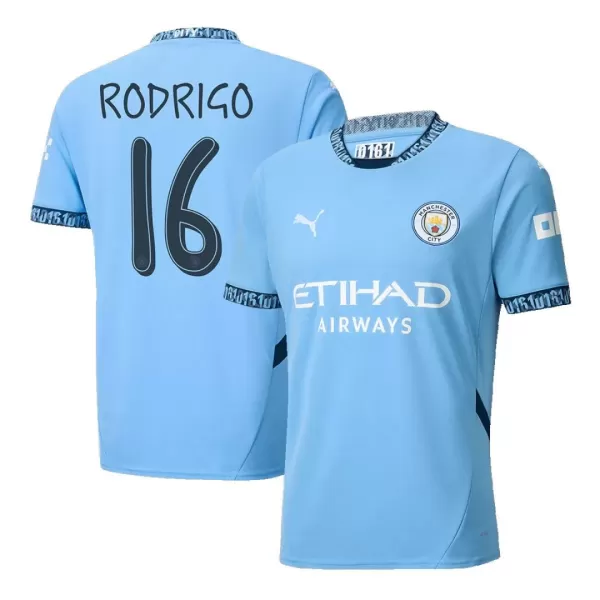 [Super Quality] Men's Manchester City RODRIGO #16 Home Soccer Jersey 2024/25 UCL - thejerseys