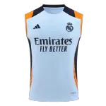 Real Madrid Pre-Match Blue Sleeveless Top 2024/25 - thejerseys