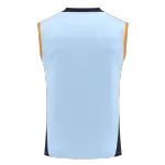 Real Madrid Pre-Match Blue Sleeveless Top 2024/25 - thejerseys