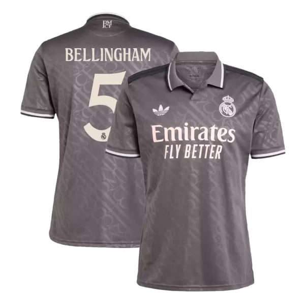 [Super Quality] Men's Real Madrid BELLINGHAM #5 Third Away Soccer Jersey 2024/25 - thejerseys