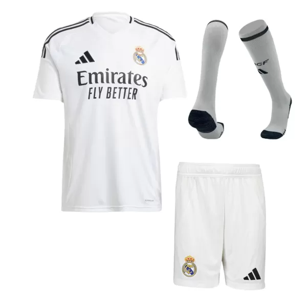 [Super Quailty] Men's Real Madrid Home Jersey Full Kit 2024/25 - thejerseys