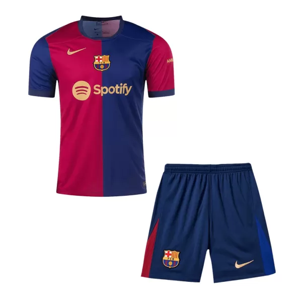 [Super Quailty] Men's Barcelona Home Jersey (Jersey+Shorts) Kit 2024/25 - thejerseys