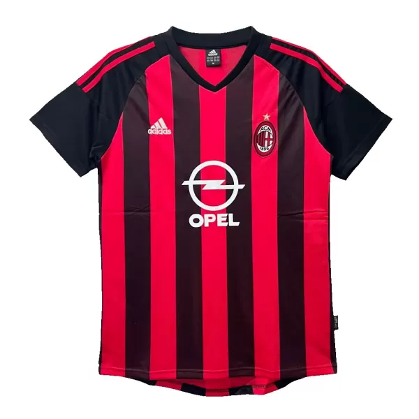 AC Milan Home Retro Soccer Jersey 2002/03 - thejerseys