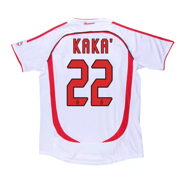 AC Milan KAKA' #22 Away Retro Soccer Jersey 2006/07 - UCL - thejerseys