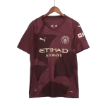 Men's Manchester City HAALAND #9 Third Away Soccer Jersey 2024/25 - thejerseys