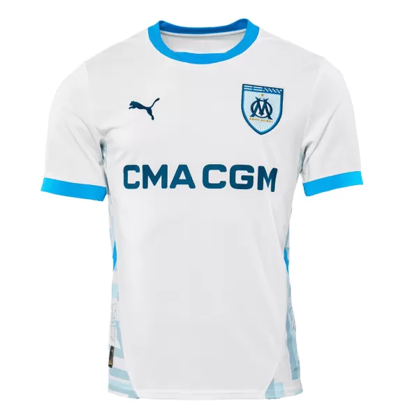 Men's Marseille Home Soccer Jersey 2024/25 - thejerseys