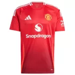 [Super Quailty] Men's Manchester United Home Soccer Jersey 2024/25 - Plus Size - thejerseys