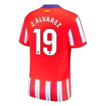 Men's Atletico Madrid J.ALVAREZ #19 Home Soccer Jersey 2024/25 - thejerseys