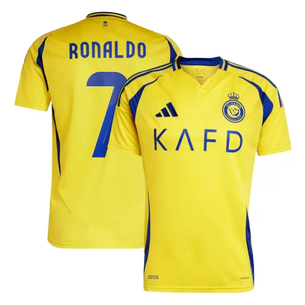 [Super Quailty] Men's Al Nassr RONALDO #7 Home Soccer Jersey 2024/25 - thejerseys