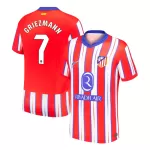 Men's Atletico Madrid GRIEZMANN #7 Home Soccer Jersey 2024/25 - thejerseys