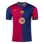 [Super Quality] Men's Barcelona F.DE JONG #21 Home Soccer Jersey 2024/25 - Spotify Logo Without Text - thejerseys