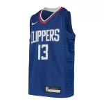 Youth Los Angeles Clippers Paul George #13 Royal Swingman Jersey - Icon Edition - thejerseys