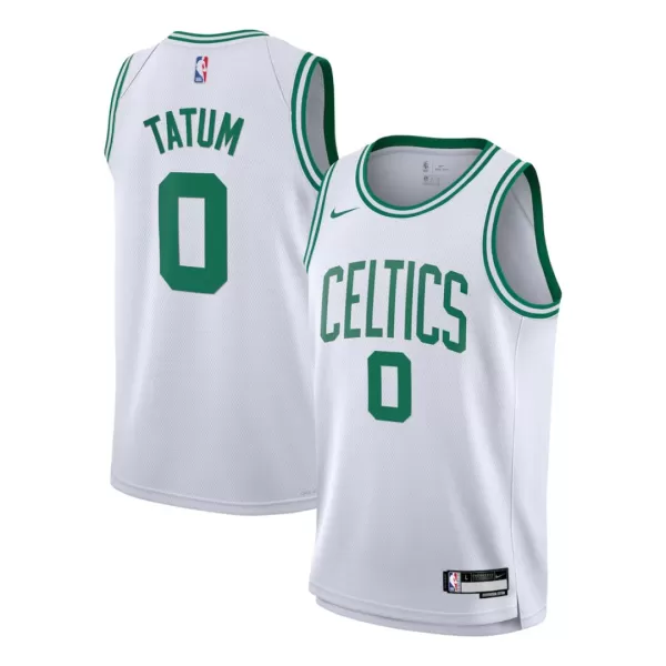 Youth Boston Celtics Jayson Tatum #0 White Swingman Jersey - Association Edition - thejerseys