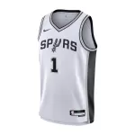 Youth San Antonio Spurs Victor Wembanyama #1 White Swingman Jersey - Association Edition - thejerseys