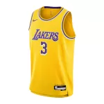 Youth Los Angeles Lakers Anthony Davis #3 Gold Swingman Jersey - Icon Edition - thejerseys