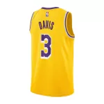 Youth Los Angeles Lakers Anthony Davis #3 Gold Swingman Jersey - Icon Edition - thejerseys