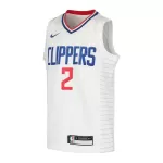 Youth Los Angeles Clippers Kawhi Leonard #2 White Swingman Jersey - Association Edition - thejerseys