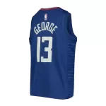 Youth Los Angeles Clippers Paul George #13 Royal Swingman Jersey - Icon Edition - thejerseys