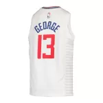 Youth Los Angeles Clippers Paul George #13 White Swingman Jersey - Association Edition - thejerseys