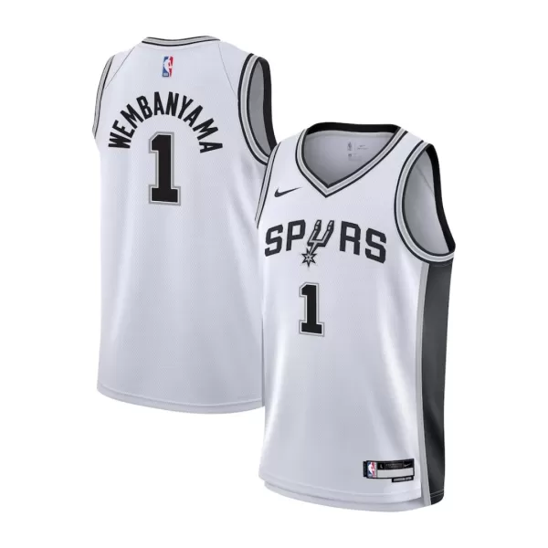 Youth San Antonio Spurs Victor Wembanyama #1 White Swingman Jersey - Association Edition - thejerseys