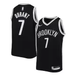 Youth Brooklyn Nets Kevin Durant #7 Black Swingman Jersey - Icon Edition - thejerseys