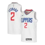 Youth Los Angeles Clippers Kawhi Leonard #2 White Swingman Jersey - Association Edition - thejerseys