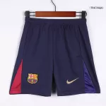 Kid's Barcelona Home Jerseys Kit(Jersey+Shorts) 2024/25 - Spotify Logo Without Text - thejerseys