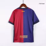 Kid's Barcelona Home Jerseys Kit(Jersey+Shorts) 2024/25 - Spotify Logo Without Text - thejerseys