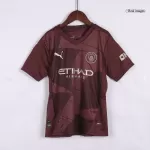 Kid's Manchester City Third Away Jerseys Kit(Jersey+Shorts) 2024/25 - thejerseys