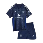 Kid's Manchester United Away Jerseys Kit(Jersey+Shorts) 2024/25 - thejerseys