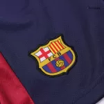 Kid's Barcelona Home Jerseys Kit(Jersey+Shorts) 2024/25 - Spotify Logo Without Text - thejerseys