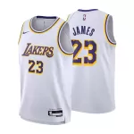 Youth Los Angeles Lakers LeBron James #23 White Swingman Jersey 2022/23 - Association Edition - thejerseys