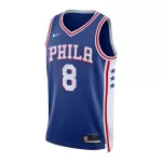 Men's Philadelphia 76ers Paul George #8 Royal Swingman Jersey - Icon Edition - thejerseys