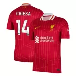 [Super Quality] Men's Liverpool CHIESA #14 Home Soccer Jersey 2024/25 - thejerseys