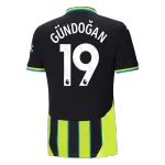 Men's Manchester City GÜNDOĞAN #19 Away Soccer Jersey 2024/25 - thejerseys