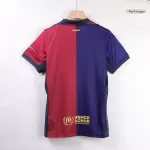 Men's Barcelona GAVI #6 Home Soccer Jersey 2024/25 - Spotify Logo Without Text - thejerseys