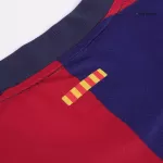 Men's Barcelona GAVI #6 Home Soccer Jersey 2024/25 - Spotify Logo Without Text - thejerseys
