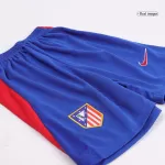 Kid's Atletico Madrid Home Jersey Kit(Jersey+Shorts) 2024/25 - thejerseys