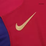Men's Barcelona GAVI #6 Home Soccer Jersey 2024/25 - Spotify Logo Without Text - thejerseys