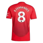 Manchester United B.FERNANDES #8 Home Match Jersey 2024/25 - thejerseys