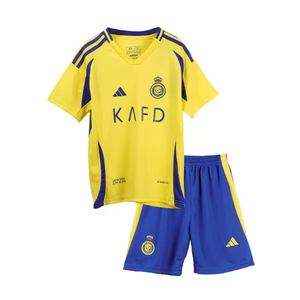 Kid's Al Nassr Home Jersey Kit(Jersey+Shorts) 2024/25 - thejerseys