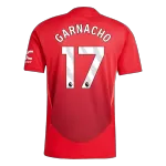 Manchester United GARNACHO #17 Home Match Jersey 2024/25 - thejerseys