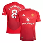 Manchester United B.FERNANDES #8 Home Soccer Jersey 2024/25 - Player Version - thejerseys