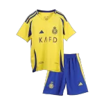 Kid's Al Nassr RONALDO #7 Home Jersey Kit(Jersey+Shorts) 2024/25 - ACL - thejerseys