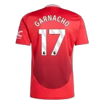 [Super Quality] Men's Manchester United GARNACHO #17 Home Soccer Jersey 2024/25 - thejerseys