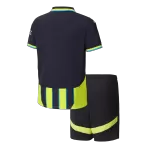 Kid's Manchester City Away Jersey Kit(Jersey+Shorts) 2024/25 - thejerseys