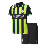 Kid's Manchester City Away Jersey Kit(Jersey+Shorts) 2024/25 - thejerseys