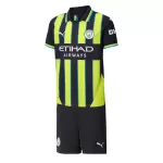 Kid's Manchester City Away Jersey Kit(Jersey+Shorts) 2024/25 - thejerseys