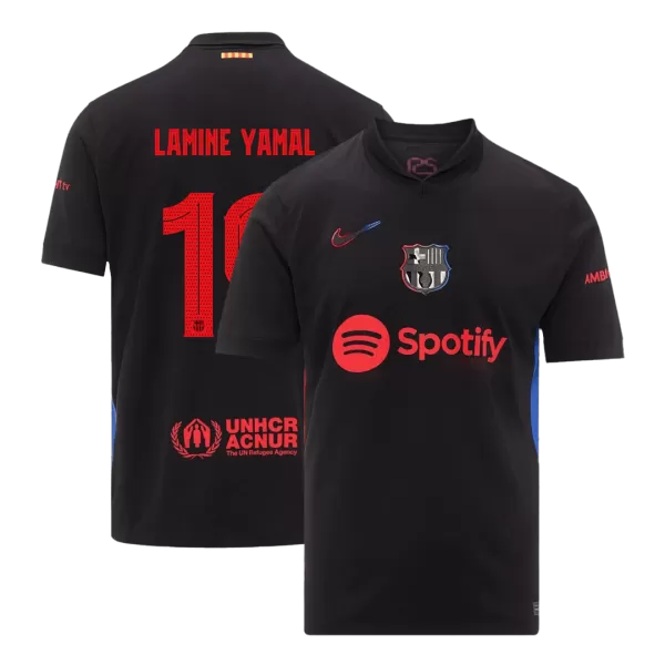 Men's Barcelona LAMINE YAMAL #19 Away Soccer Jersey 2024/25 - UCL - thejerseys