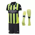 Kid's Manchester City Away Jersey Full Kit 2024/25 - thejerseys